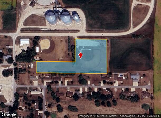 405 N Martin St, Latimer, IA Parcel Map