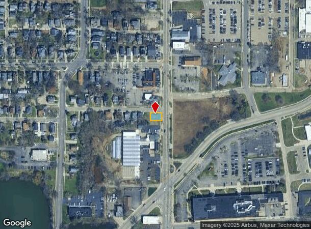  1102 S Burdick St, Kalamazoo, MI Parcel Map