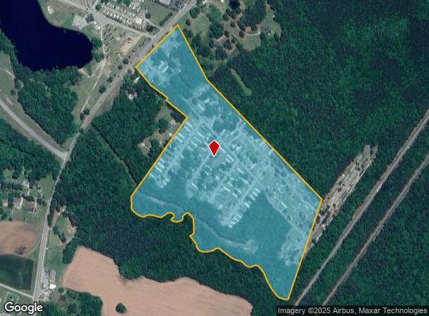  7901 Boydton Plank Rd, North Dinwiddie, VA Parcel Map