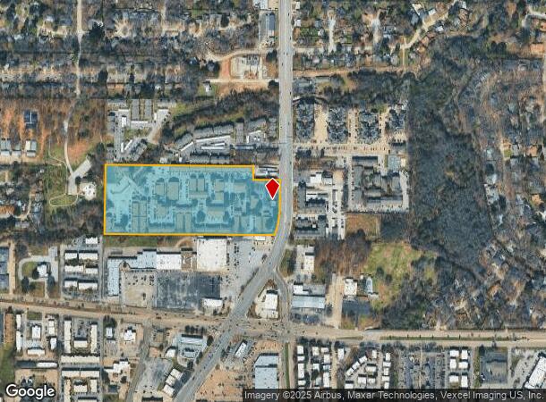  2020 S Cooper St, Arlington, TX Parcel Map