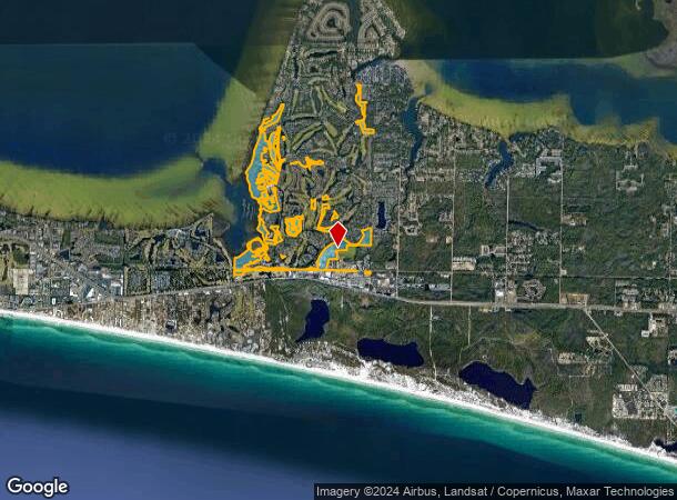  1002 Administration Dr, Miramar Beach, FL Parcel Map