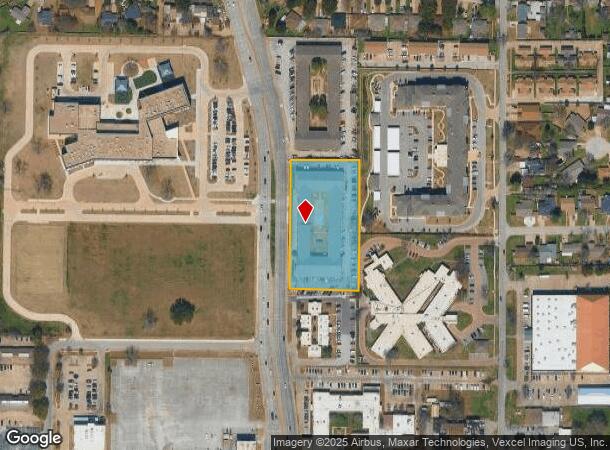 1215 N Cooper St, Arlington, TX Parcel Map