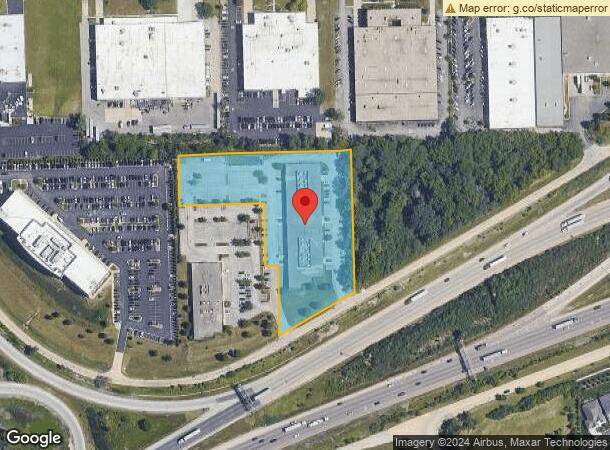  6880 N Frontage Rd, Burr Ridge, IL Parcel Map