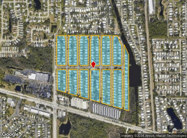  1000 Chamberlin Blvd, Port Orange, FL Parcel Map