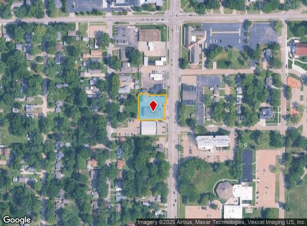  1725 Sw Gage Blvd, Topeka, KS Parcel Map