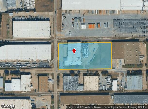  4647 Bronze Way, Dallas, TX Parcel Map