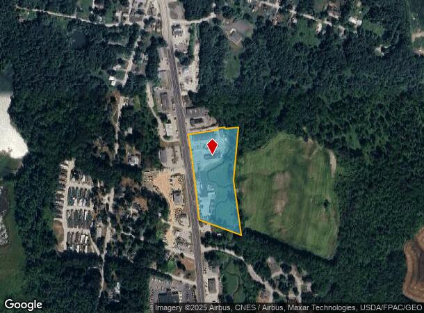  1097 Center St, Auburn, ME Parcel Map