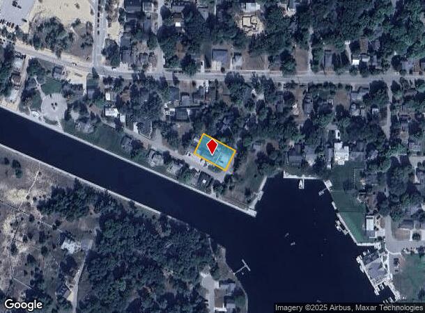 10 Channel Ln, Pentwater, MI Parcel Map