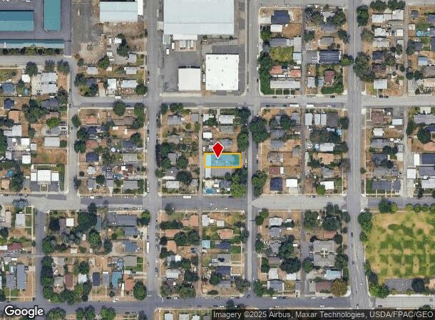 2411 N Cincinnati St, Spokane, WA Parcel Map