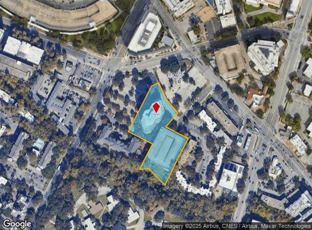 505 Barton Springs Rd, Austin, TX Parcel Map