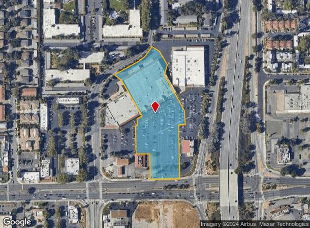  3705 El Camino Real, Santa Clara, CA Parcel Map