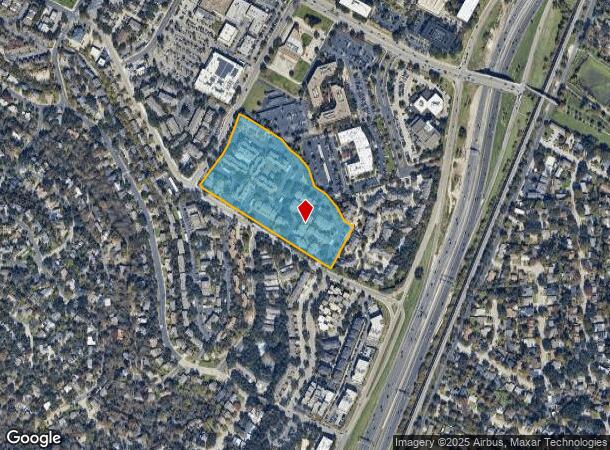  6805 Wood Hollow Dr, Austin, TX Parcel Map