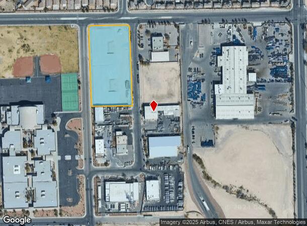  3575 John Peter Lee St, North Las Vegas, NV Parcel Map