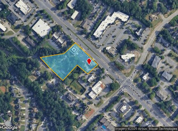  865 Holcomb Bridge Rd, Roswell, GA Parcel Map