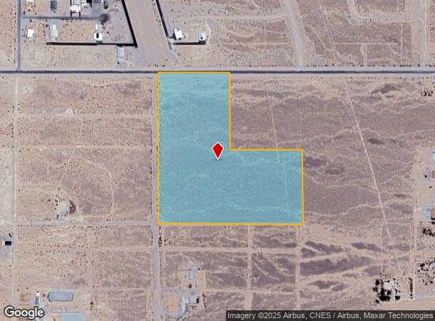  1370 E Bonita Ave, Pahrump, NV Parcel Map