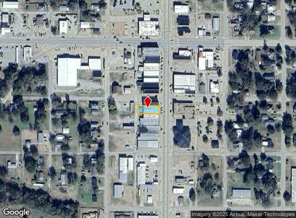  821 N Jim Thorpe Blvd, Prague, OK Parcel Map
