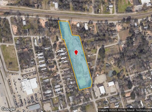 837 W Santa Fe St, Conroe, TX Parcel Map