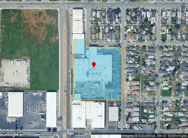  1502 S 2Nd St, Fresno, CA Parcel Map