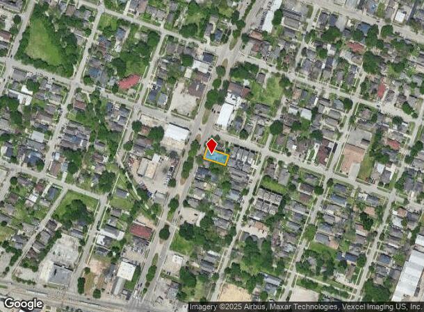  203 S Lockwood Dr, Houston, TX Parcel Map