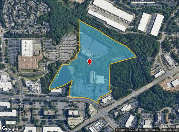  300 Colonial Center Pkwy, Roswell, GA Parcel Map