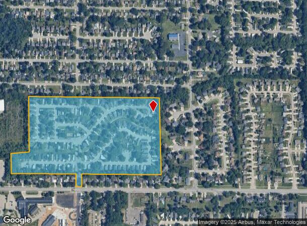 201 60Th St Se, Grand Rapids, MI Parcel Map