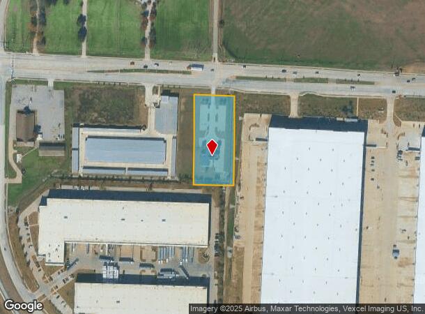 3805 W University Dr, Denton, TX Parcel Map
