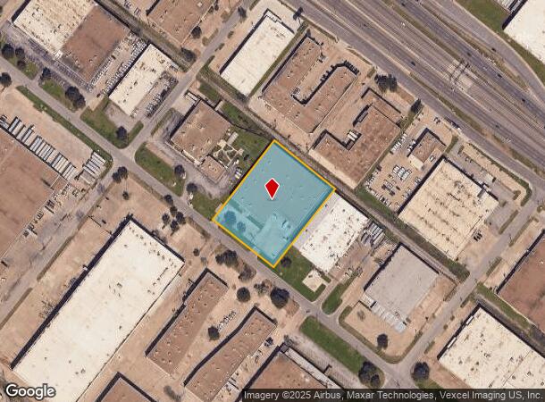  8700 Ambassador Row, Dallas, TX Parcel Map