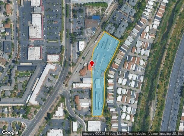 738 Camden Ave, Campbell, CA Parcel Map