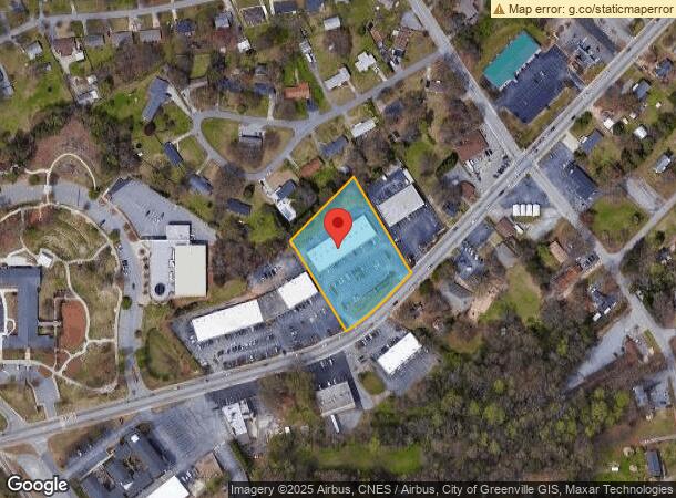  113 E Butler Rd, Mauldin, SC Parcel Map