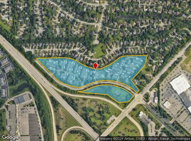  1300 Brookfield Dr, Ann Arbor, MI Parcel Map