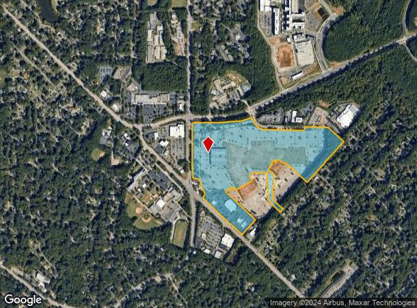  1115 Walnut St, Cary, NC Parcel Map