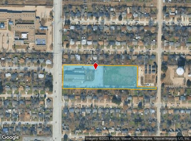  1919 S Collins St, Arlington, TX Parcel Map