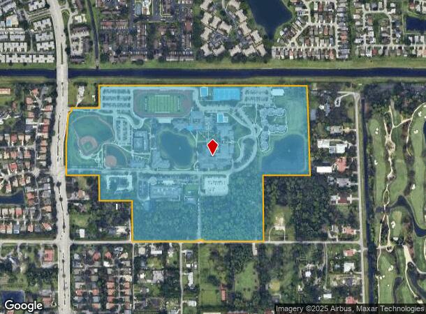  7600 Lyons Rd, Pompano Beach, FL Parcel Map