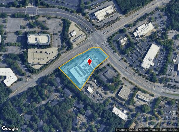 1505 Mansell Rd, Alpharetta, GA Parcel Map