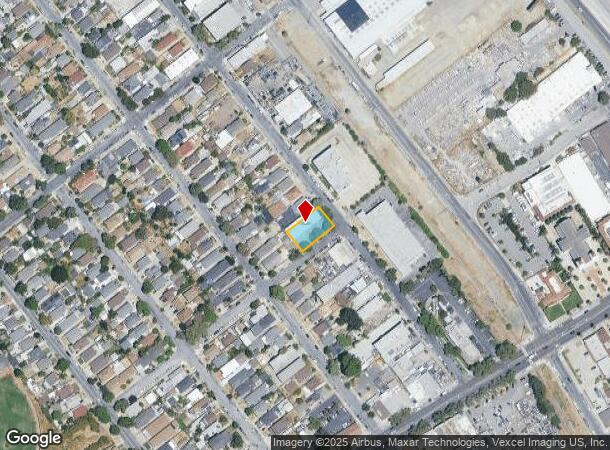1277 E Saint John St, San Jose, CA Parcel Map