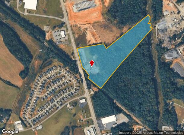 1610 Pearman Dairy Rd, Anderson, SC Parcel Map