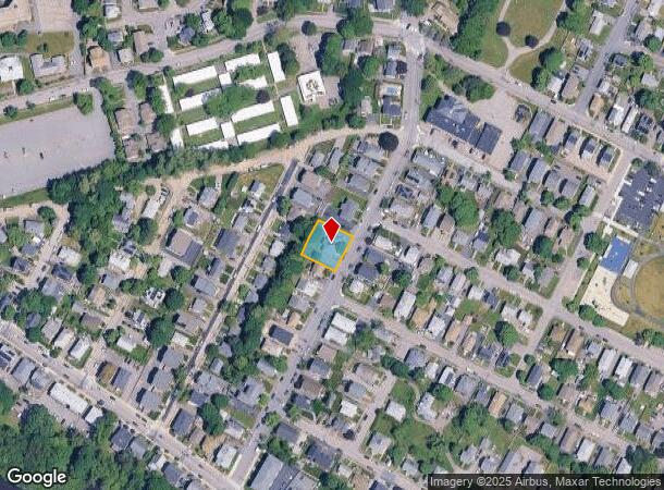 113 Bright St, Waltham, MA Parcel Map