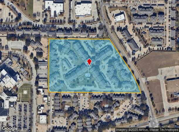  3200 S Center St, Arlington, TX Parcel Map