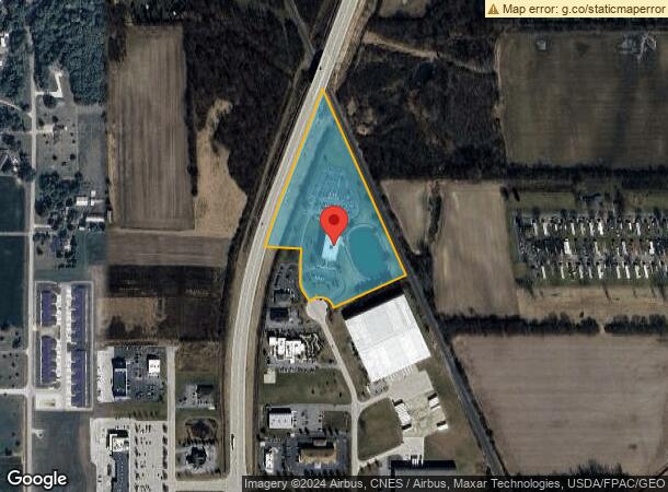  2450 Enterprise St, Fremont, OH Parcel Map