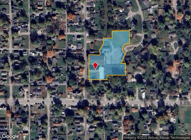 51 N Brooks St, Columbus, IN Parcel Map