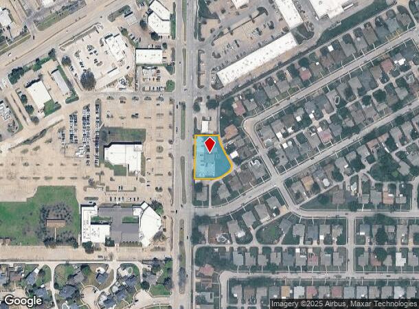  6110 Dalrock Rd, Rowlett, TX Parcel Map