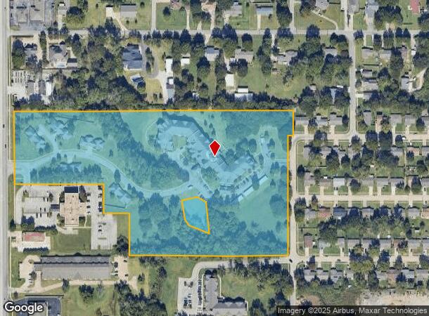 2601 S Elm Pl, Broken Arrow, OK Parcel Map