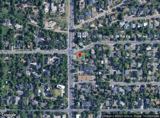  1210 Linden Ave, Boulder, CO Parcel Map