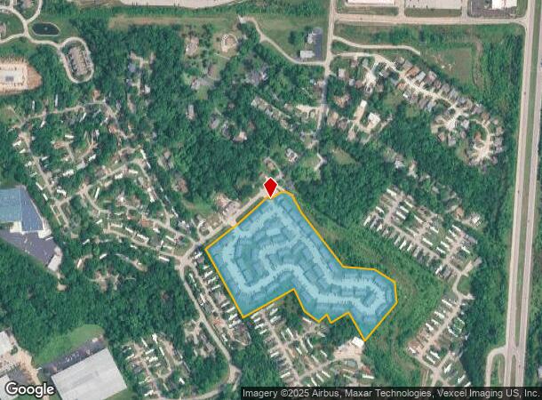  498 Stone Ridge Dr, Fenton, MO Parcel Map