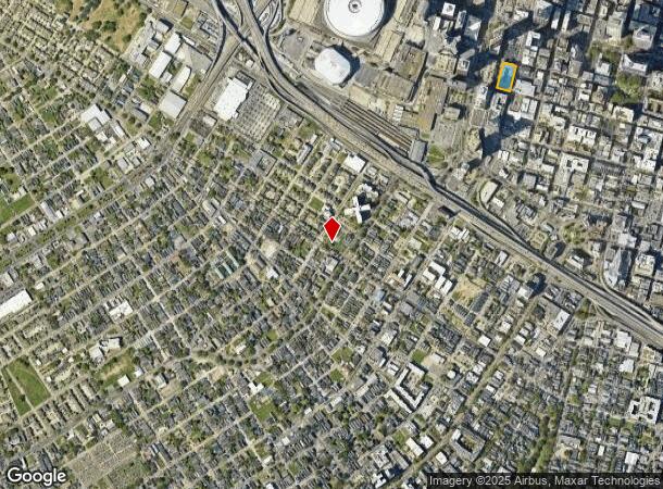  1006 Lafayette St, New Orleans, LA Parcel Map