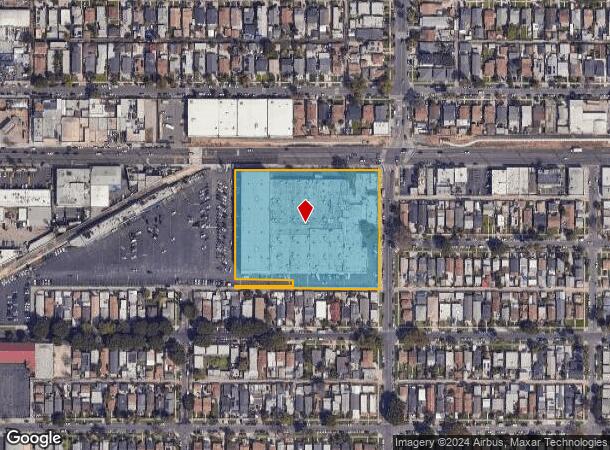  1600-1680 W Slauson Ave, Los Angeles, CA Parcel Map