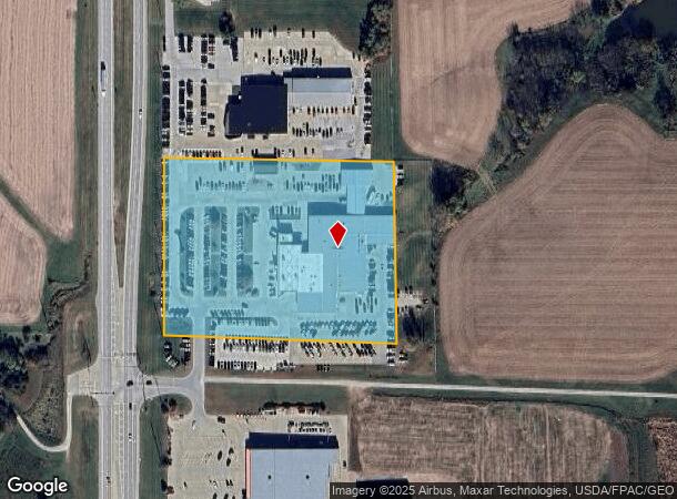 2406 N Jefferson Way, Indianola, IA Parcel Map