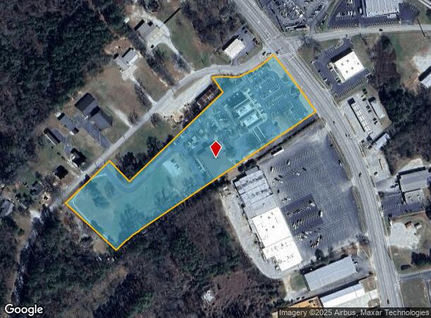 884 Elbert St, Elberton, GA Parcel Map