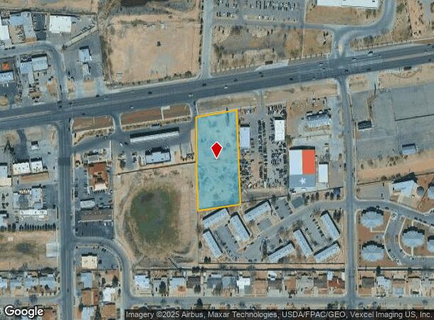  10130 Montana Ave, El Paso, TX Parcel Map