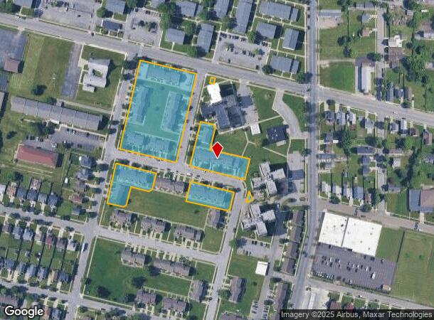 481 Clinton St, Buffalo, NY Parcel Map